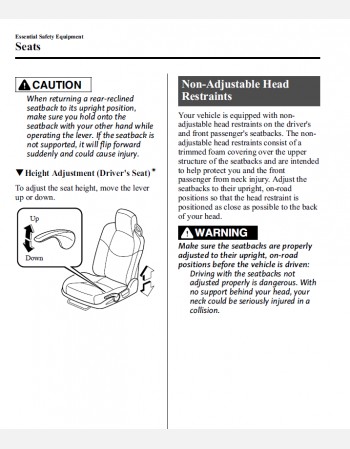 mazda mx-5 2012 owners manual